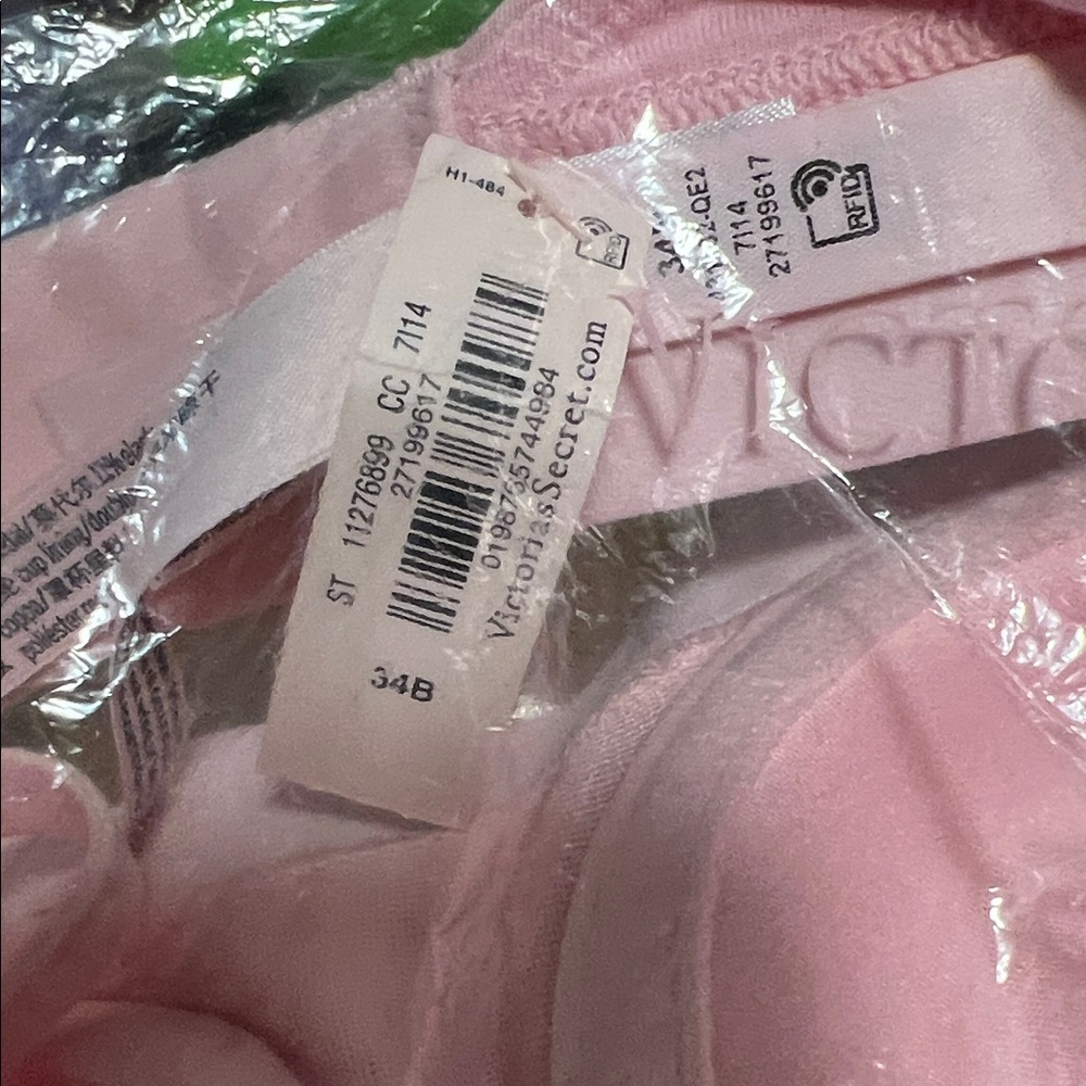 Victoria's Secret Light Pink Plaid Bra - Picture 4 of 4